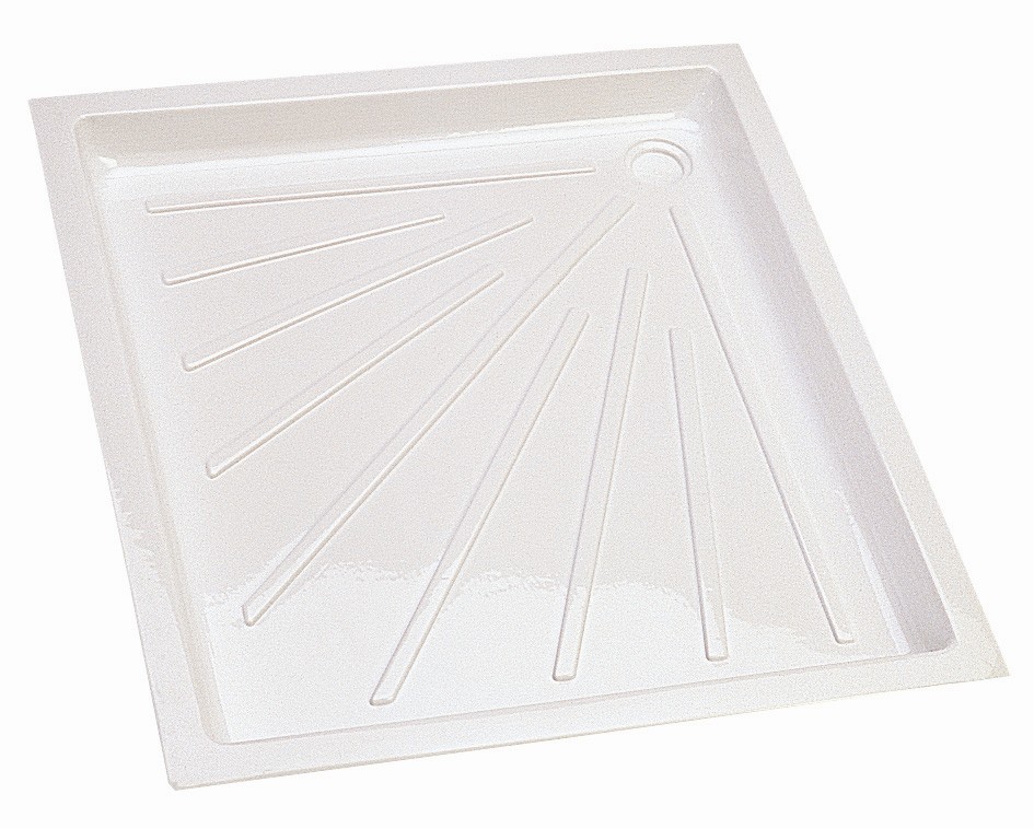 924253.jpg Piatto Doccia 665x665 Mm Bianco - immagine 1