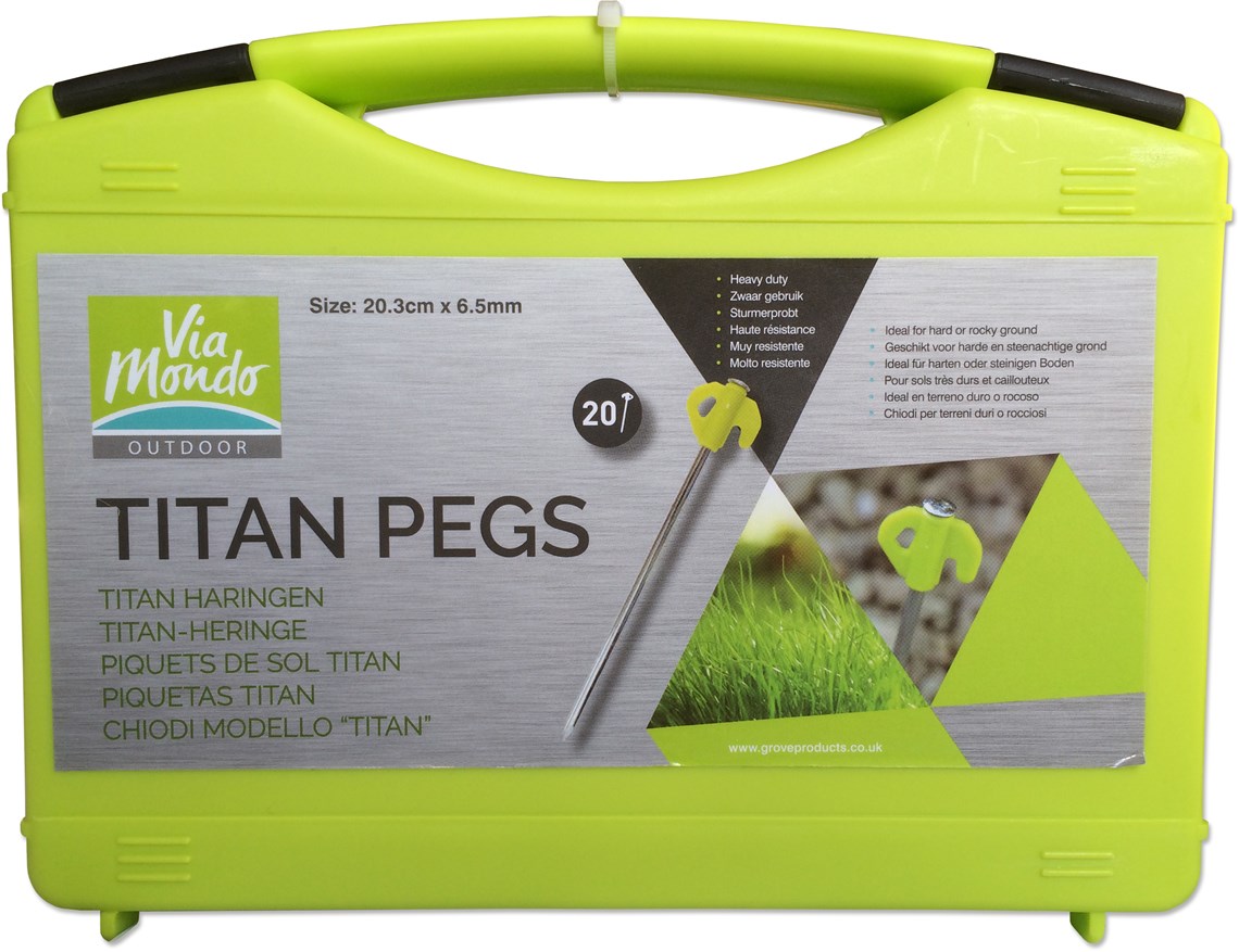 Chiodi di Fissaggio Titan Pegs ViaMondo Con Attacco Pratico - immagine 1