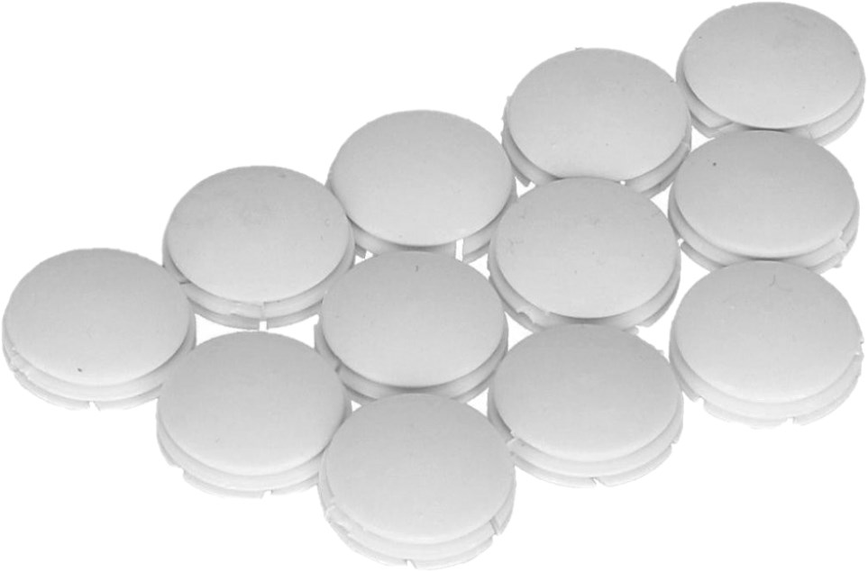 SP028409Z_922361.jpg Set 12 Tappini Coprivite Grigio RAL7035 Per Dometic S3/S4 - SP028409Z - immagine 1