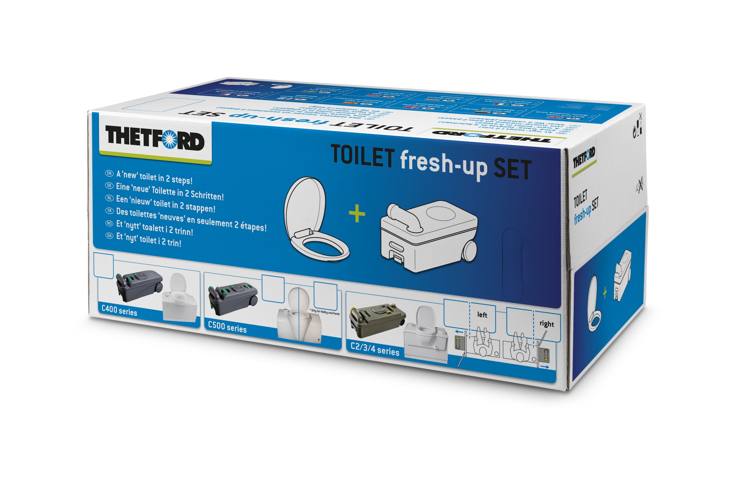 Thetford_FUS-box_C234-C400-C500_150_dpi_RGB-5.jpg Kit Fresh Up Per Toilette C2/C3/C4 Versione Sinistra Thetford - 20057062 - immagine 1