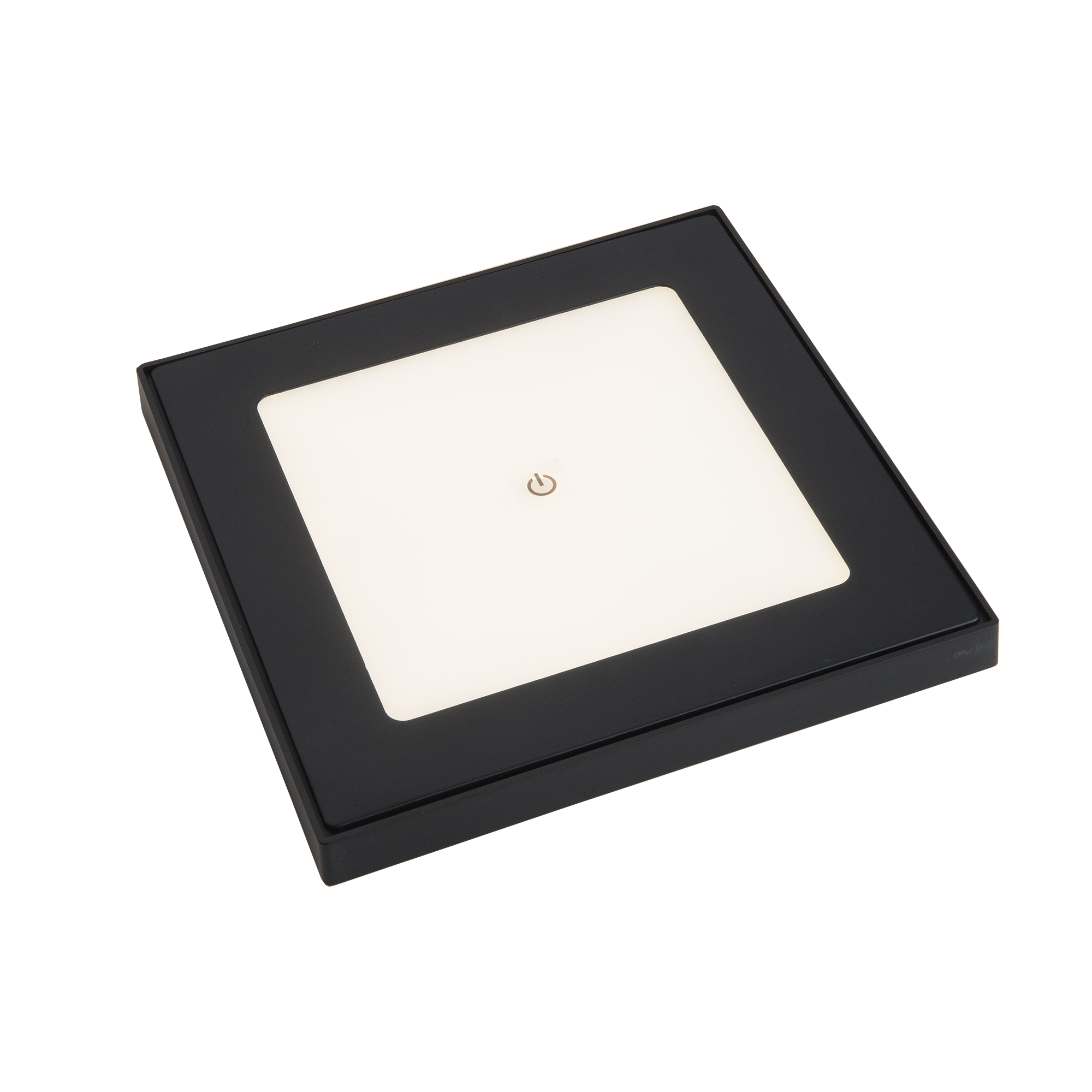 A0019814.png PLAFONIERA SQUARE SM: MATT BLACK 170X170 - immagine 1