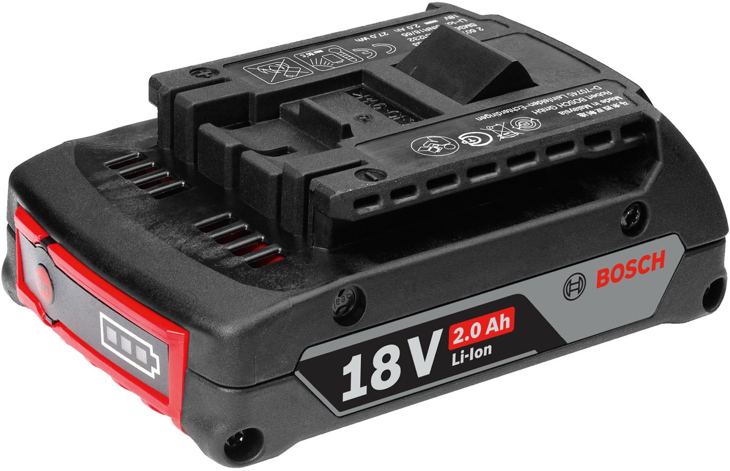 A0028047.jpg BATTERIA ORIGINALE BOSCH 18V (2.0 Ah) PER PISTOLE: 10001/310 PLUS 10001/600 PLUS - immagine 1