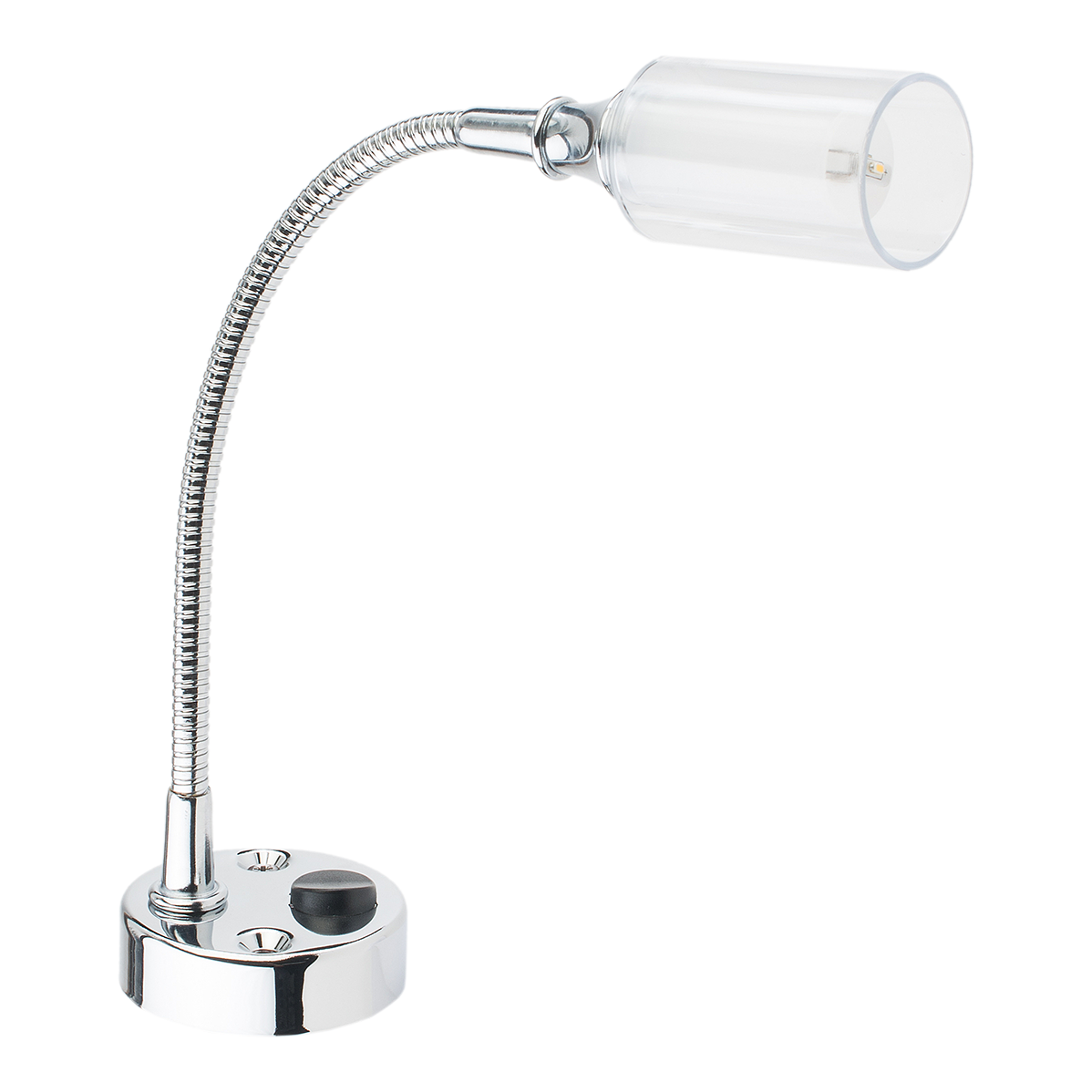 basis-kristal.png FARETTO LETTURA KRISTALL: CROMO 100MM - 3000K - immagine 1